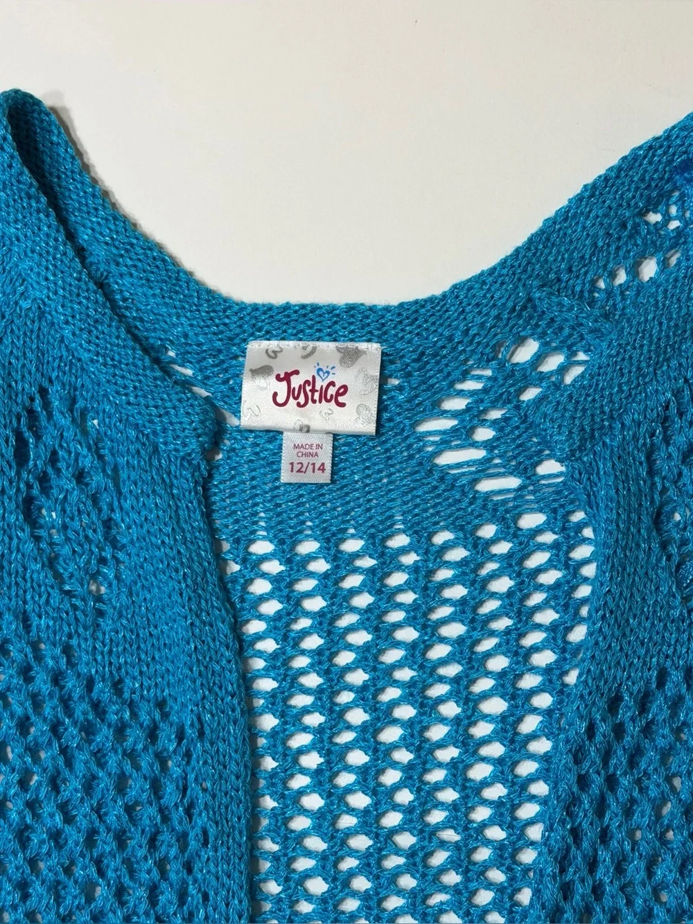 Lot of Justice Tops/Shrugs Girls Size 12/14